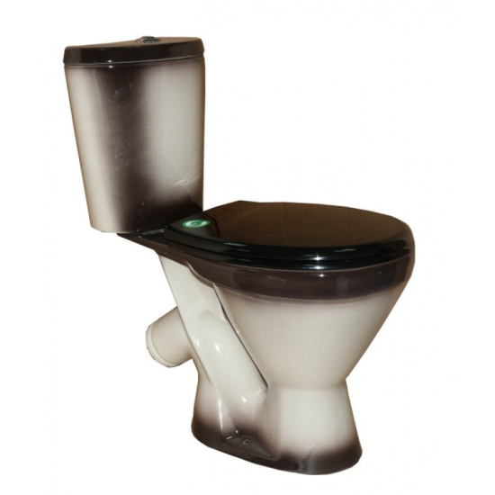 Унитаз компакт Элегант (черн.декор) (КБШВ)