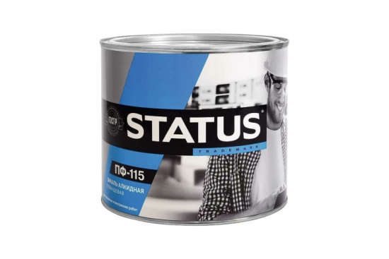 Эмаль ПФ115 Бирюзовая 0,8кг STATUS 