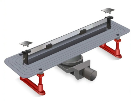 Трап душевой EVOLUX SLIM с дизайн-вставкой 800*70мм