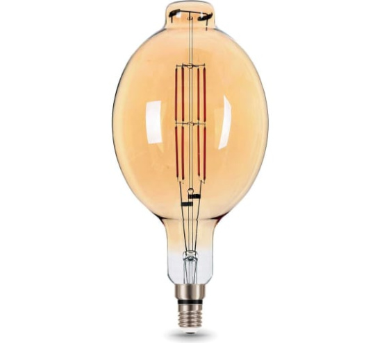 Лампа Gauss LED Vintage Filament BT180 Flexible E27 8W Amber 620lm 2400K 152802008