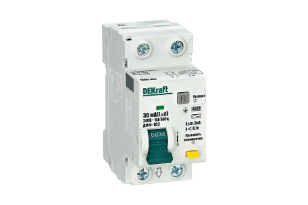 Автомат дифф. АВДТ-103 50А 030-С Dekraft 16057