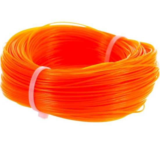 Леска строительная, 100м, D1мм, цвет оранжевый//Сибртех (84838)