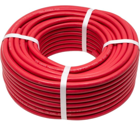 Рукав кислородный d=6,3мм, GCE KRASS Premium (красный) бухта 40м./ 2921004