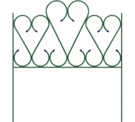 Забор садово-парковый "Амурный" 1,0 х 0,85 м (65044)