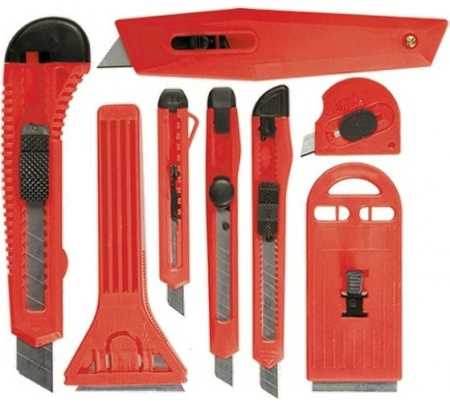 Набор ножей +скребки 8 предм. Matrix 78991