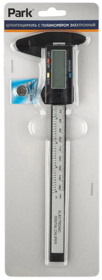Штангенциркуль электронный с глубиномером Park 104929