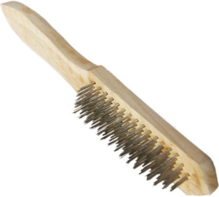 Корщетка 6-рядная проволочная дерев. ручка МЭКС (41710060)