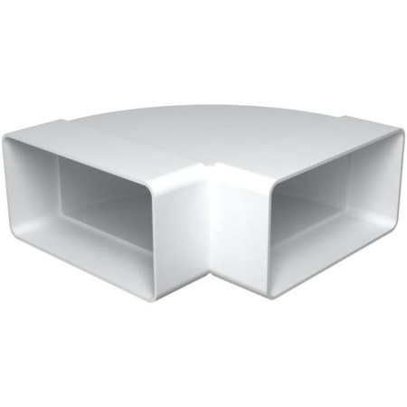 Колено 620КГП горизонтальное пластик 90 град 60х204 ЭРА 