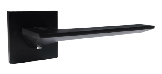 Ручка раздельная TRODOS 603Е11 квадрат 03 черный матовый 204930