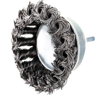 Щетка для дрели, 65 мм "чашка" метал. MATRIX 74468