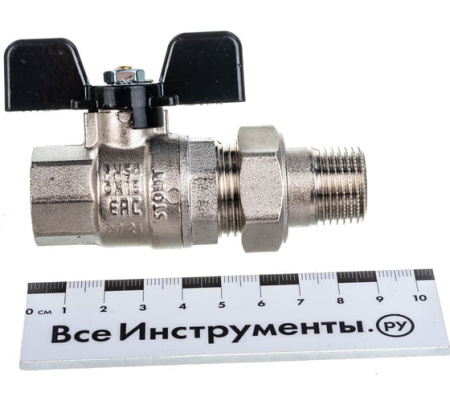 Кран шаровый STOUT 1/2" г/ш  Американка 