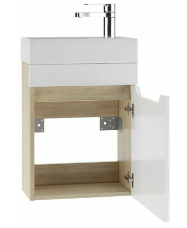 Тумба подвесная Домино Мечта 40 б/ящика, под раковину Енисей 133277