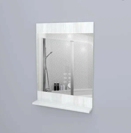 Зеркало ENCANTO AURA 60 белый/сосна вмтенбург с полкой 122335