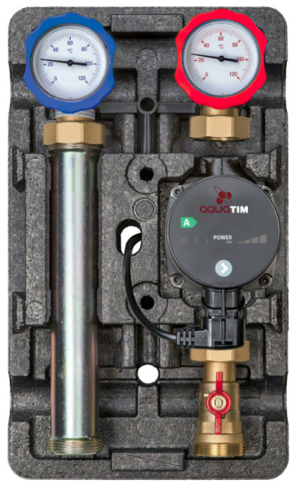 Насосная группа быстрого монтажа NG-UK-0101 с прямым контуром