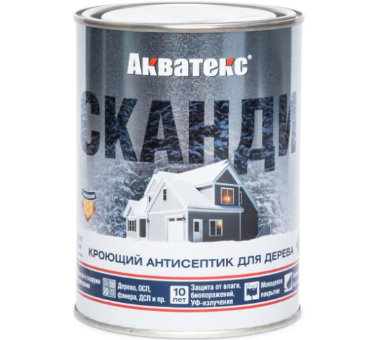 Антисептик д/дерева Акватекс СКАНДИ 0,75л Рогнеда альпийское утро