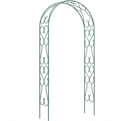 Арка садовая разборная "Узорная широкая" 2,5 х 0,38 х 1,2 м (69125)