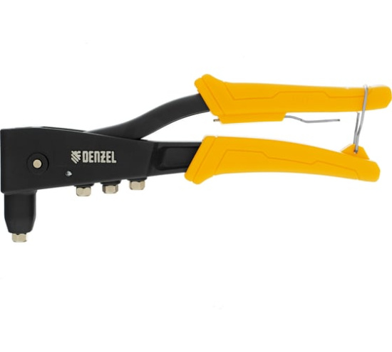 Заклепочник ручной, 255 мм, заклепки 2,4-3,2-4,0-4,8 мм// Denzel 40440