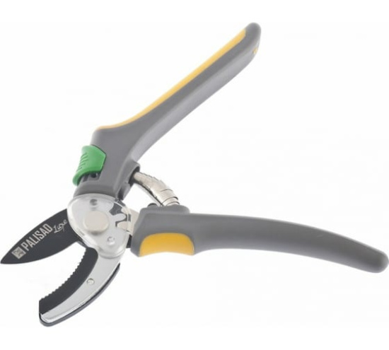 Секатор с наковальней,обрезин. рукоятки//PALISAD (60484)