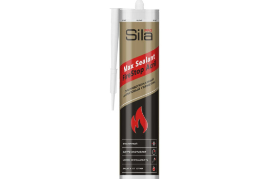 Герметик Sila PRO Max FireStop Acril противопожарный 280мл