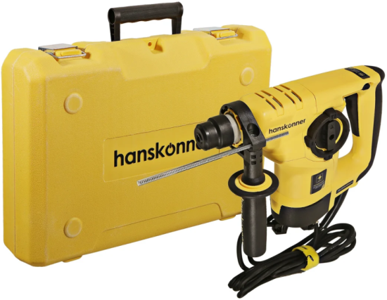 Перфоратор Hanskonner HRH0928DR 980Вт, 4м кабель,кейс