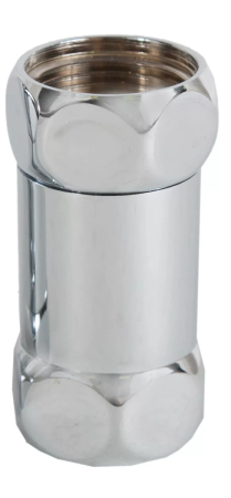 Соединение для ПС прямое 3/4"х3/4" г/г (хром)