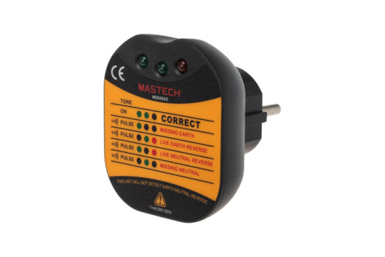 Тестер розеток MS-6860D MASTECH REXANT 13-1260