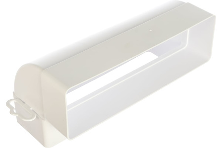 Колено 620КВП вертикальное пластик 90 град 60х204 ЭРА 