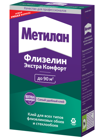 Клей обойный МЕТИЛАН Флизелин Экстра Комфорт 200г/ 2719337