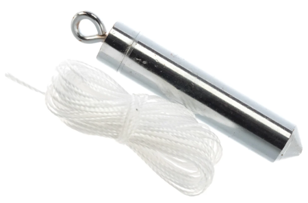 Отвес цилиндрический 100г, шнур 5м Matrix 84836