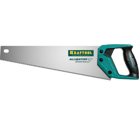 Ножовка универсальная Alligator Universal 7 KRAFTOOL 7TPI 3D 400мм 15004-40_z01
