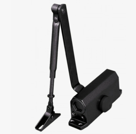 Доводчик дверной L-8223 до 80кг,черный DORF SLIDE