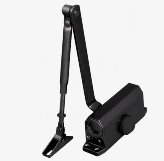 Доводчик дверной L-8223 до 80кг,черный DORF SLIDE