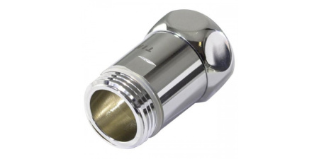 Соединение для ПС прямое 1"х1" г/ш (хром)