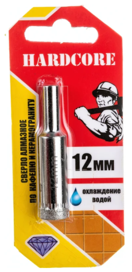 Сверло по керамограниту 12х120мм "Hardcore" 