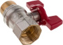 Кран шаровый RTP 1/2" г/ш бабочка PN25