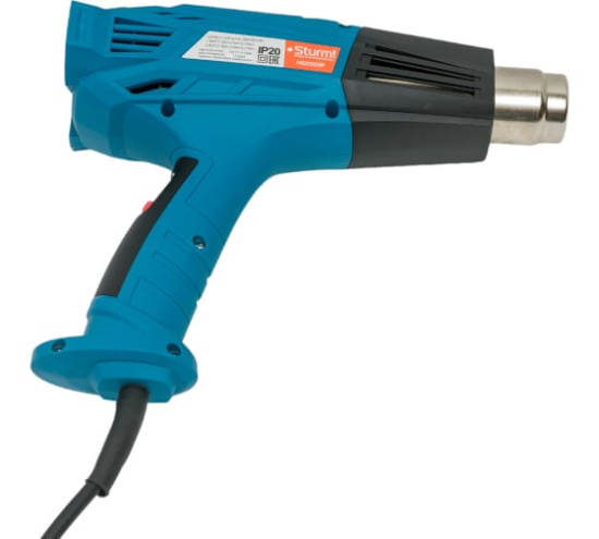 Фен техничиский Sturm HG2020P, 2000 Вт,450/600C, 4 насадки,кейс 97457