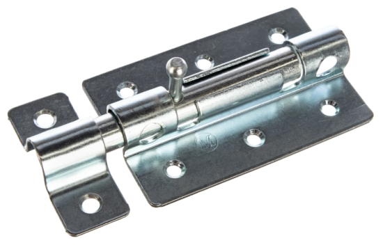 Задвижка дверная ЗД-08 цинк