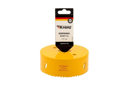 Коронка BIMETAL, 121 мм. KRANZ 92-0248