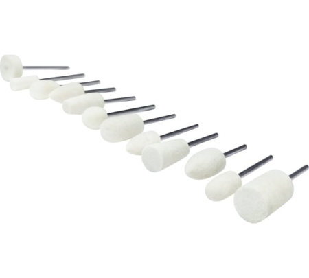 Набор насадок полировальных для гравера 12шт Vertextools