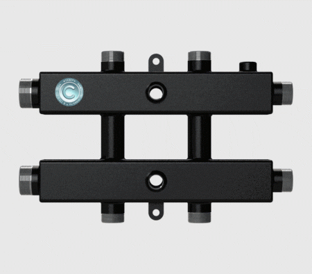 Коллектор комбинированный СЕВЕР-КМ3 черный