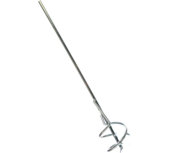 Миксер из оцинкованной стали, D 80 мм, L 450 мм, для красок и штукатурных смесей// СИБРТЕХ 84810