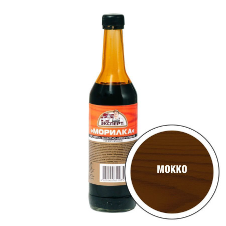 Морилка мокко 0,5л/24шт Эксперт стек. бут. (17042)