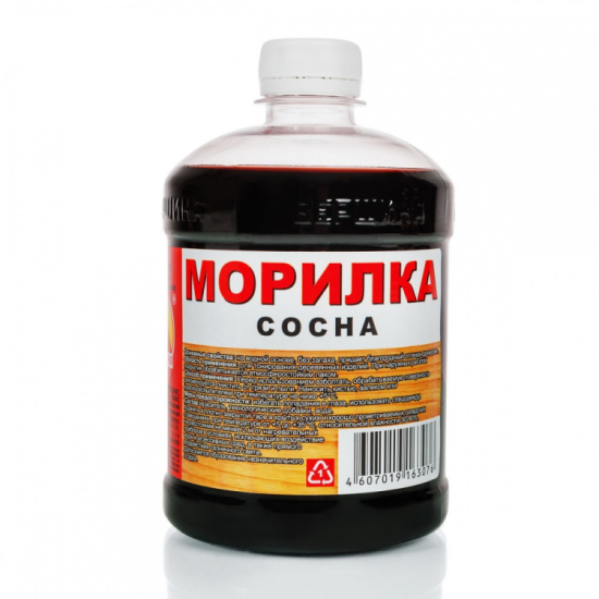 Морилка сосна пэт/т 0,5л/0,4кг/20шт Вершина