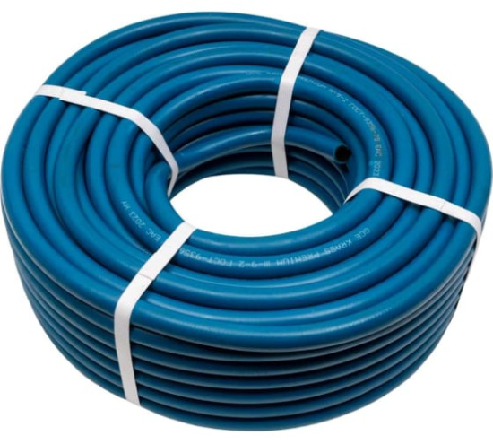 Рукав кислородный d-9 мм GCE KRASS PREMIUM (синий),  бухта 40м (МЕТРАЖ)