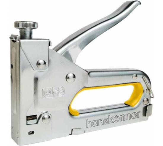 Степлер мебельный регулир.для скоб 53(4-14мм) скобы 8мм НК1071-01-06 Hanskonner 
