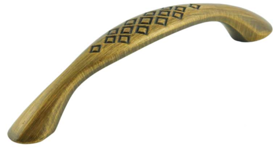 Ручка-скоба "Rhombus 6686" (бронза) (#6-17)