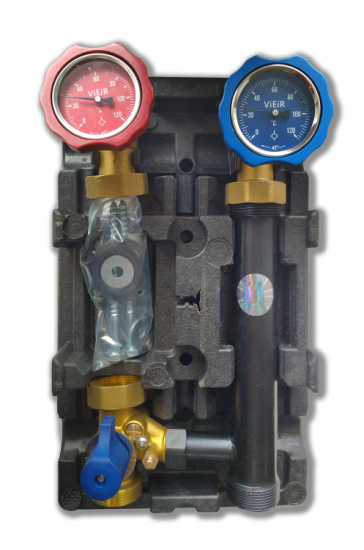 Насосная группа быстрого монтажа VR220L левая с 3х ходовым клапаном Vieir