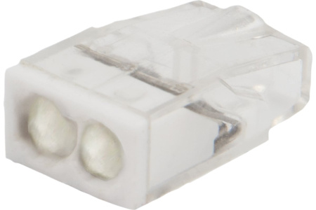 Клемма СМК 2273-242 с пастой  2-х проводная 0,5-2,5мм2  REXANT 20шт. 07-3216-20