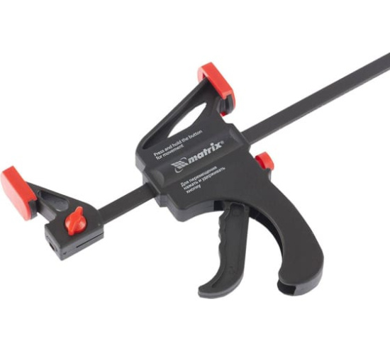 Струбцина F-образная универсал.быстрозажимная 150х265х45мм//MATRIX (20561)
