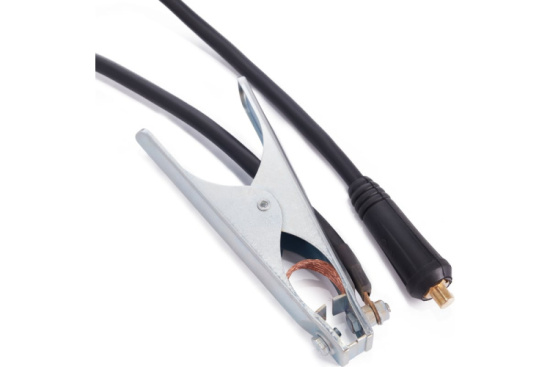 Кабель сварочный с клеммой заземления 3м 16 кв.мм REXANT 16-0763